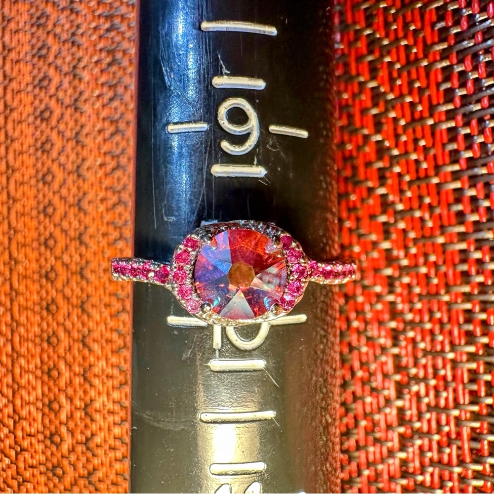 Fragrant Jewels Vibrant Pink and Red Ring